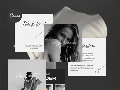 Mesia / CANVA Social Media Pack aesthetic brand design digital fashion graphic instagram minimalist post social media store trendy ui