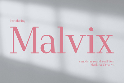 Malvix Modern Round Serif Font 3d animation branding design display font font fonts graphic design logo malvix modern round serif font motion graphics nostalgic serif font serif fonts