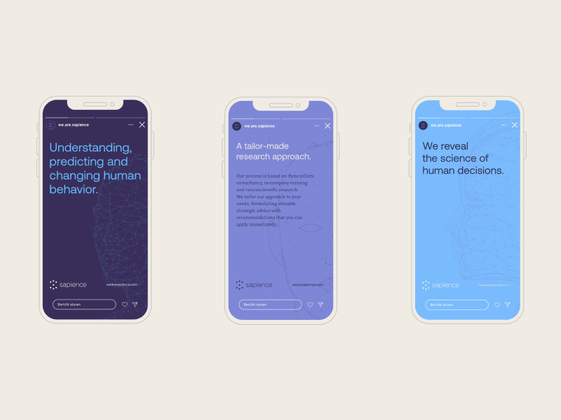 SAPIENCE - Mobile social media animation belgië branding dna human moqo motion motion graphics sapience