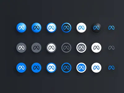 Meta icons multicolor
