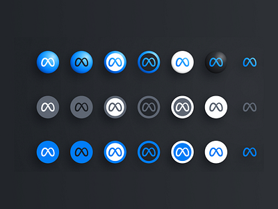 Meta icons multicolor