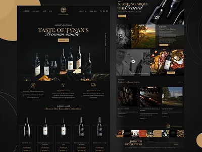 Wine Website cart design ecommerce grapes landingpage product red store ui uiux ux vineyard website websitedesign wine wineshop