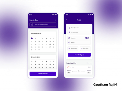 Flight Ticket Booking branding graphic design ui