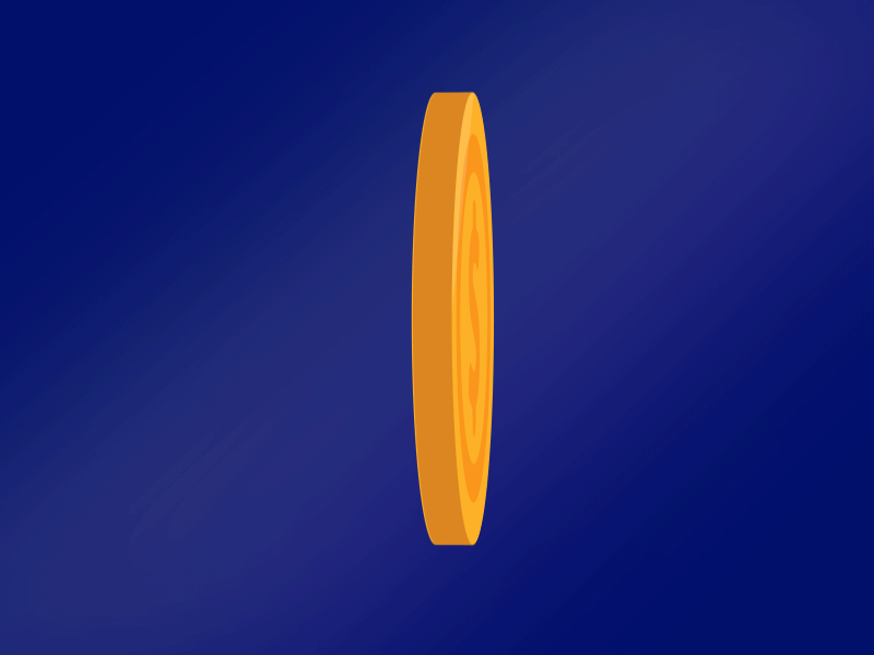coin rotation animation motion