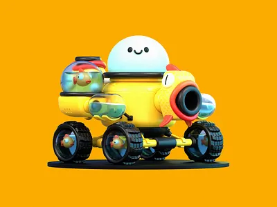 Retrowaver #1 3d blender colors cute design illustration light retrowave