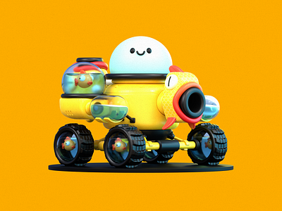 Retrowaver #1 3d blender colors cute design illustration light retrowave