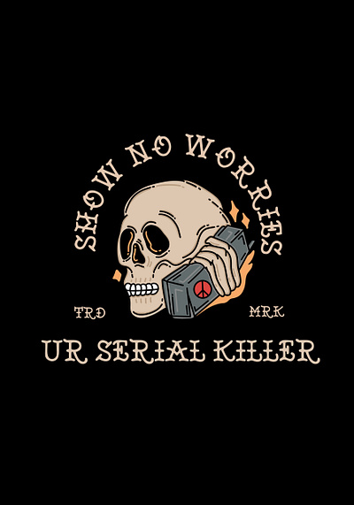 UR SERIAL KILLER 1A animation availaabledesign available bestdesign branding customwork design designforsell graphic design illustration logo