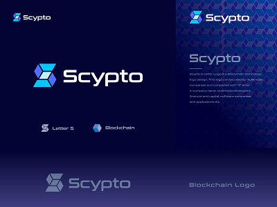 Letter S Blockchain Logo Design animation blockchain brand identity branding coin crypto currency exchange graphic design icon identity lettering logo options pattern platform s logo token trading ui