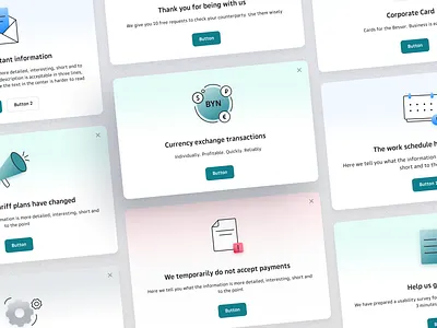 Modal overlay • Corpobusiness component design icon modal window popup ui web web design