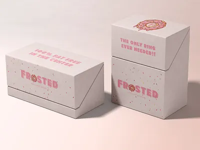 Frosted branding design graphic design illustration logo packaging typography