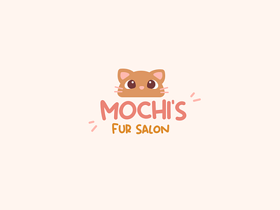 Pet Salon Logo branding cartoon character cute design illustration logo vector