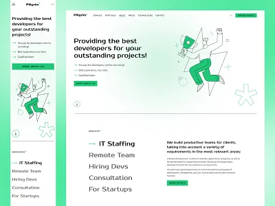 Piligrim – IT outstaffing agency corporate corporate it landing digital agency it it agency it company it landing outstaffing recruitment