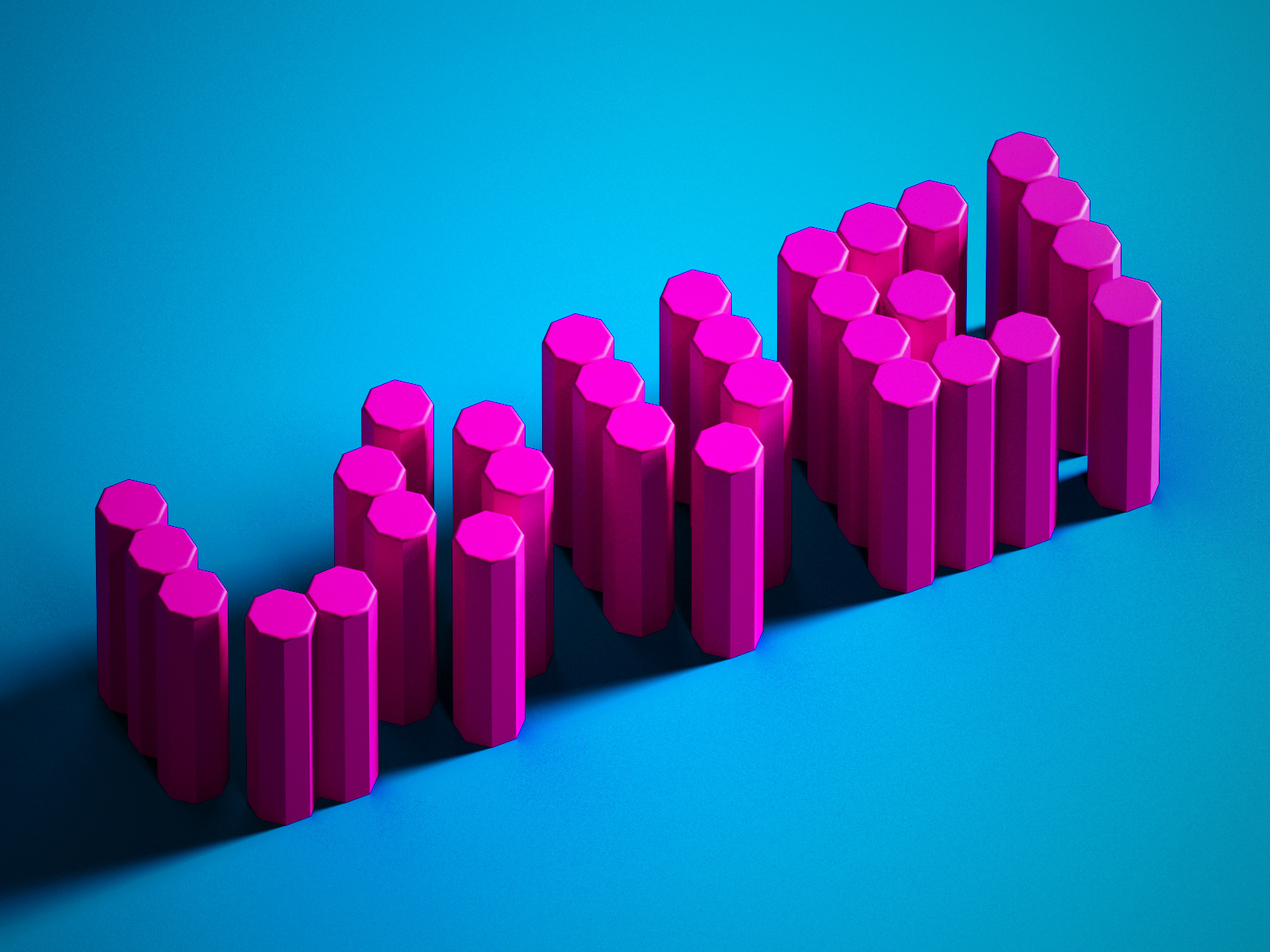 LOVE! 3d animation branding cinema 4d composition design graphic design illustration trendy