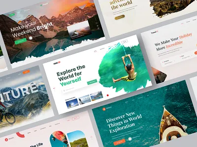 Travel Headshot @dailyui adverting brand design fashion designer homepage homepage design illustration lansingpage logo ui