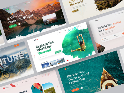 Travel Headshot @dailyui adverting brand design fashion designer homepage homepage design illustration lansingpage logo ui