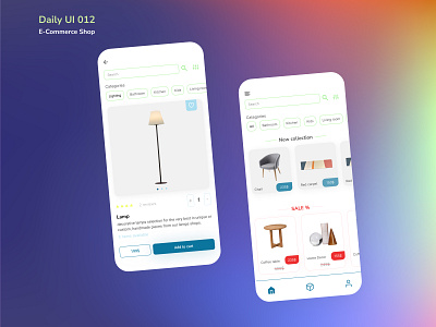 Daily UI 12 app ui ux