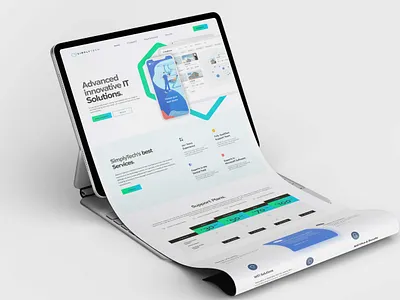 SimplyTech 3d animation branding design graphic design illustration logo motion graphics typography ui ux vector website