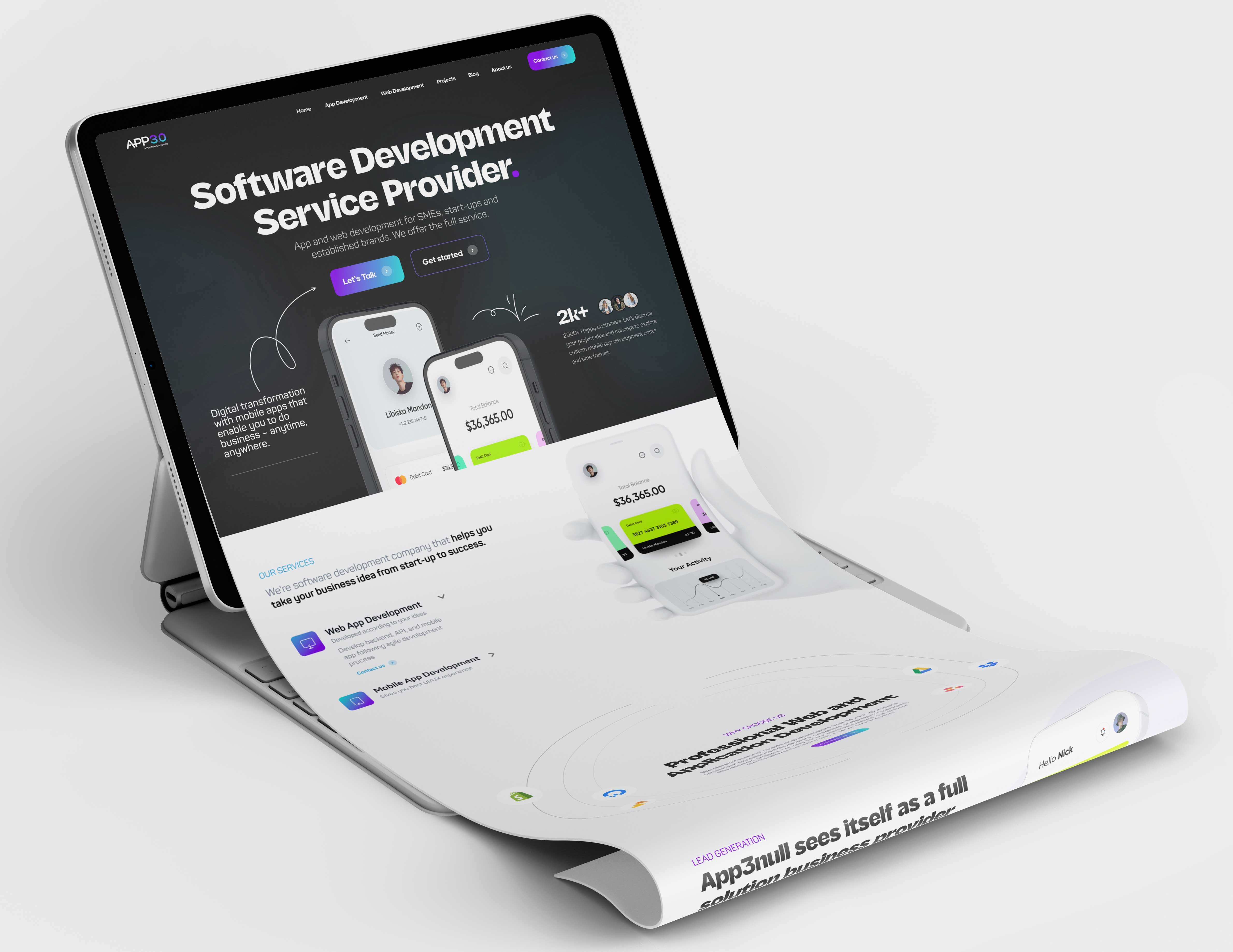Example of Design UI UX Website With Figma/Adobe Xd