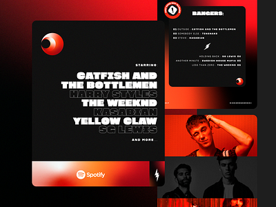 Portfolio Nights - Playlist colors composition design graphic design illustrator music playlist texture