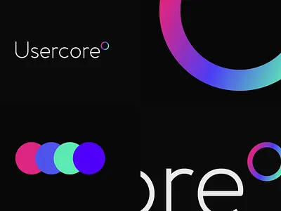 Usercore Brand Identity brand identity branding logo minimalism ui