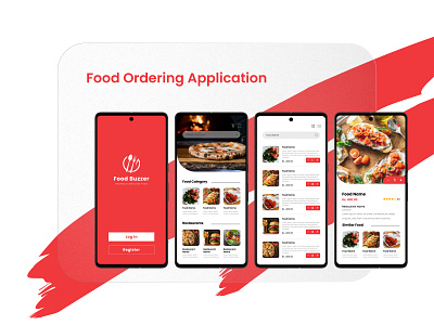 Food Buzzer: The Ultimate Food Ordering App_Light version app application branding deliciousdeliveries design easyfoodordering food food delivery foodapp graphic design illustration logo mobile mobile application mobile ui orderfoodonline typography ui ux vector