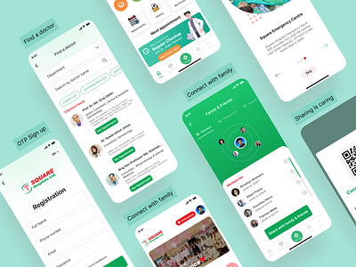 Healthcare app : Redesign concept creativerafat design doctor figma healthcare hospital illustration maxrafat treatment ui wellbeing