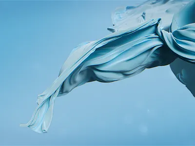 Soft touch 3d animation c4d cg cloth design motion graphics