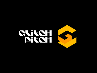 Glitch Pitch brand branding design developer font g game glitch identity illustration letter logo logotype pitch