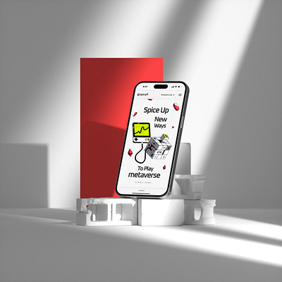 SpicyFi agency bitcoin clean coin crypto cryptochefs cryptocurrency design game illustrations metaverse nft p2e playtoearn spicyfi tech ui ux web3