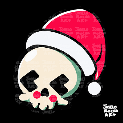 Christmas Shirt : Cute Christmas skull character cute graphic design illustration