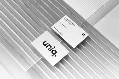 uniq. Brand Identity brand branding design download free freebie graphic design identity illustration logo mockup mockup cloud mockupcloud psd showcase stationery template