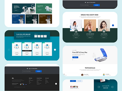 Medical Website Ui Design branding design ui ux