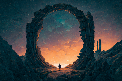 Miracle 1 ai art color concept design digital gradient illustration light midjourney minimal painting photoshop simple