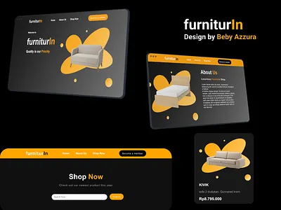 furniturIn web design