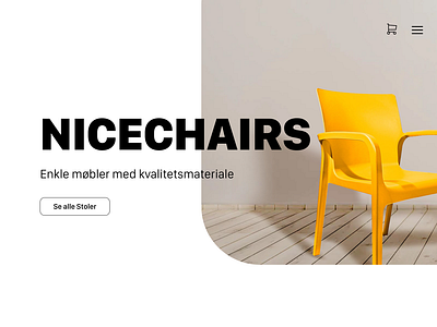 NICECHAIRS Website app branding design freelance logo ui uidesign userinterface ux