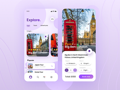 Explover App - Ui Ux Design Travel app travel design travel travel app traveller app ui ui travel ui travel design ui ux travel ux