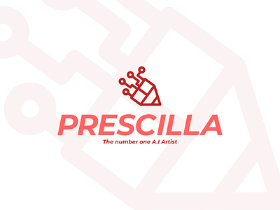 Prescilla A.I. - Logo & Icon ai artificial intelligence brand brand designer brand identity branding brands design graphic graphic design icon icon design logo logo design logo designer logos