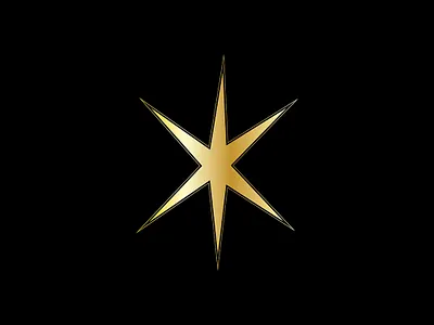 Gold Star Logo branding gold identity logo logo for sale premade logo star