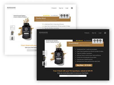 Concept - Product page redesign branding copywriting creative design dark design graphic design illustration light logo material minimal ui vector web webdesign