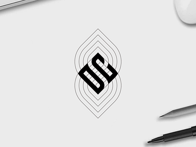 DC MONOGRAM 3d animation branding design graphic design icon illustration lettering logo logomark monogram motion graphics ui vector