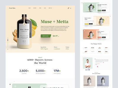 Organic Products Shopify Store Website Design call to action clean website design design home home page homepage landing landing page landingpage organic product organic store product stats shopify shopify store store web web design webdesign website website design