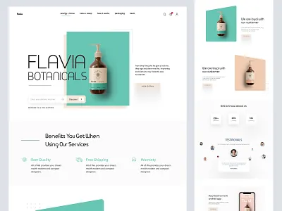 Beauty Product Shopify Website Design design home home page homepage landing landing page landingpage organic product store shopify shopify store shopify website simple shopify store single product store small store web web design webdesign website website design