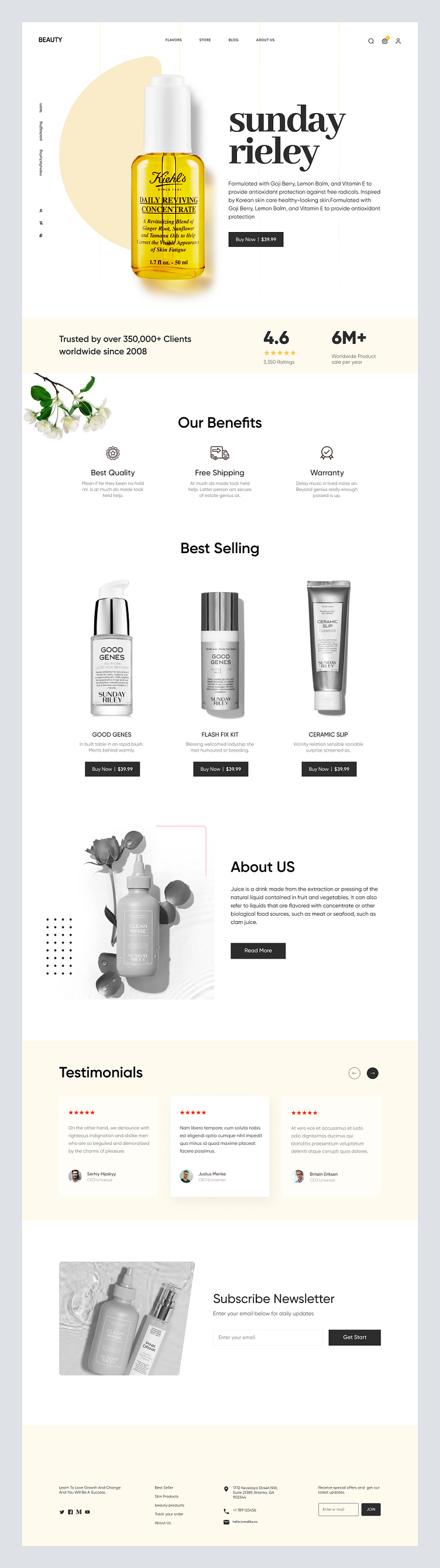 Organic Product Landing Page Design - Shopify Store by Mike Taylor for ...