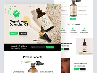 Single Product Shopify Store Design beauty product store beauty store design home home page homepage landing landing page landingpage organic product store shopify single product single product store single product website small store store web web design webdesign website