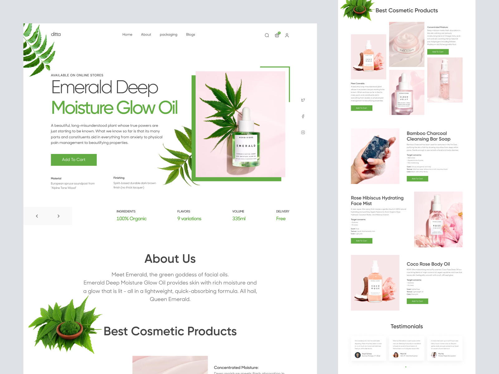 Cosmetic Product Shopify Store Website Design By Mike Taylor On Dribbble