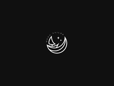 Moon Sailor branding graphic design logo luxury minimal logo resort logo