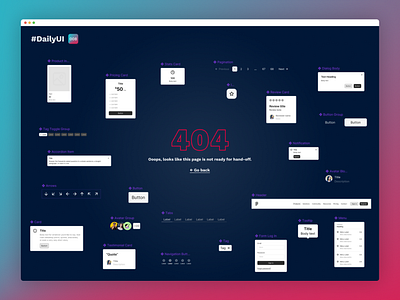 #DailyUI 008 — 404 Page ui