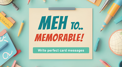 Meh to Memorable! ⁣ How to write a perfect Geeting Card Message? anniversary art article artwork banner birthday blessings blog cardmessages cards content contentwriting gift greetingcards happybirthday howto memorable messages wish wishes