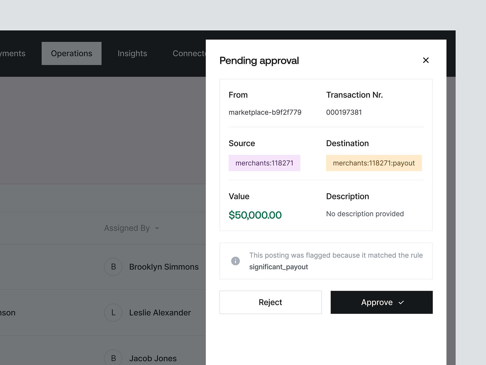 transaction-approval-slide-over-by-kevin-dukkon-for-fintory-on-dribbble