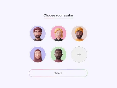Avatar app dailyui design graphic design illustration ui ux vector